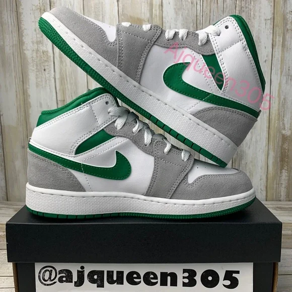 Air Jordan 1 mid Pine Green - Picture 3 of 5